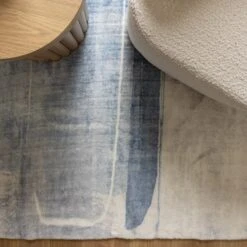 Drizzle Abstract Blue Rug -Sydney Rugs Online 002 5