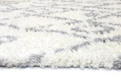 Accorom Fes Shag Cream Silver Rug -Sydney Rugs Online 19092 695 2