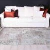 Distressed Vintage Prime Patch Cream Rug -Sydney Rugs Online 2048 00 5