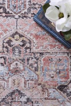 Distressed Vintage Premier Blue Rust Rug -Sydney Rugs Online 2664 07 6