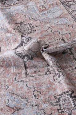 Distressed Vintage Premier Blue Rust Rug -Sydney Rugs Online 2664 07 8