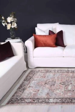 Distressed Vintage Premier Blue Rust Rug -Sydney Rugs Online 2664 07 9