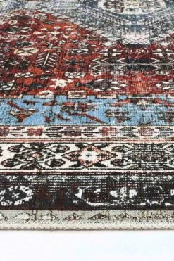 Distressed Vintage Senior Red Blue Rug -Sydney Rugs Online 2923 00 2