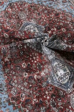 Distressed Vintage Senior Red Blue Rug -Sydney Rugs Online 2923 00 8