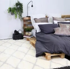 Accorom Nomi Shag Cream Silver Rug