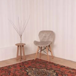 Afshon Persian Hamadan Medallion Red Blue Rug