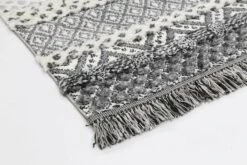 Smut Tribal Edge Cream Rug -Sydney Rugs Online 9030 GREY 3