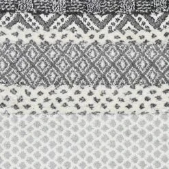 Smut Tribal Edge Cream Rug -Sydney Rugs Online 9030 GREY 5