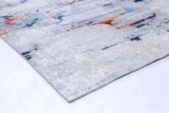 Divine Painting Grey Multi Non-Slip Runner Rug -Sydney Rugs Online ANGE08 3