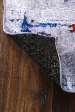 Divine Painting Grey Multi Non-Slip Runner Rug -Sydney Rugs Online ANGE08 8