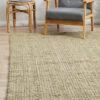 Chunky Natural Fiber Barker Platinum Uniart Rug -Sydney Rugs Online ATR BKR PLA