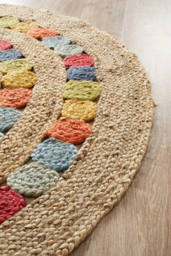 Little Miss Daisy Jute Rug -Sydney Rugs Online ATR FRU MULT 3