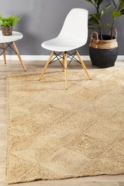 Chunky Hatch Natural Rug
