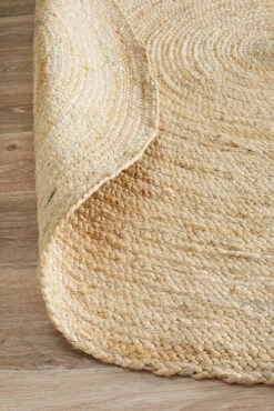 Round Jute Natural Rug Bleached -Sydney Rugs Online ATR POLO BLE 5