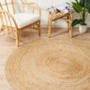 Round Jute Natural Rug -Sydney Rugs Online ATR POLO NAT