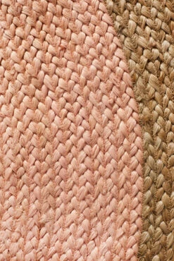 Round Jute Natural Pink Uniart Rug -Sydney Rugs Online ATR POLO PIN 4 1