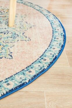 Avenue Approach Flamingo Round Rug -Sydney Rugs Online AVE 706 FLAM RU 5