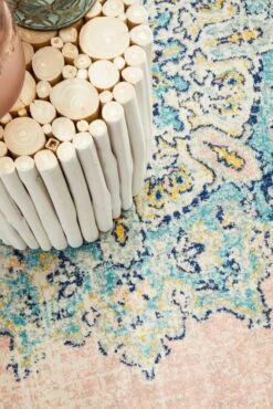 Avenue Approach Flamingo Round Rug -Sydney Rugs Online AVE 706 FLAM RU 7