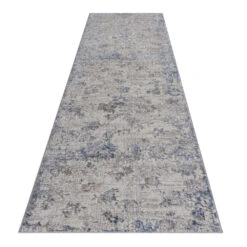 Achromatic Greenwood Beige Blue Runner Rug