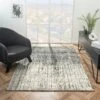 Astor Ebony Charcoal Rug -Sydney Rugs Online Astor482Ebony Lifestyle