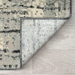 Astor Ebony Charcoal Rug -Sydney Rugs Online Astor482Ebony Reverse