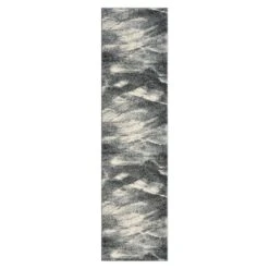 Astor Ash Charcoal Runner Rug -Sydney Rugs Online Astor483AshRun Overhead