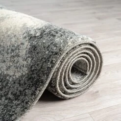 Astor Ash Charcoal Runner Rug -Sydney Rugs Online Astor483AshRun Roll