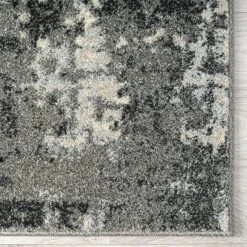 Astor Sand Charcoal Runner Rug -Sydney Rugs Online Astor485SandRun Corner