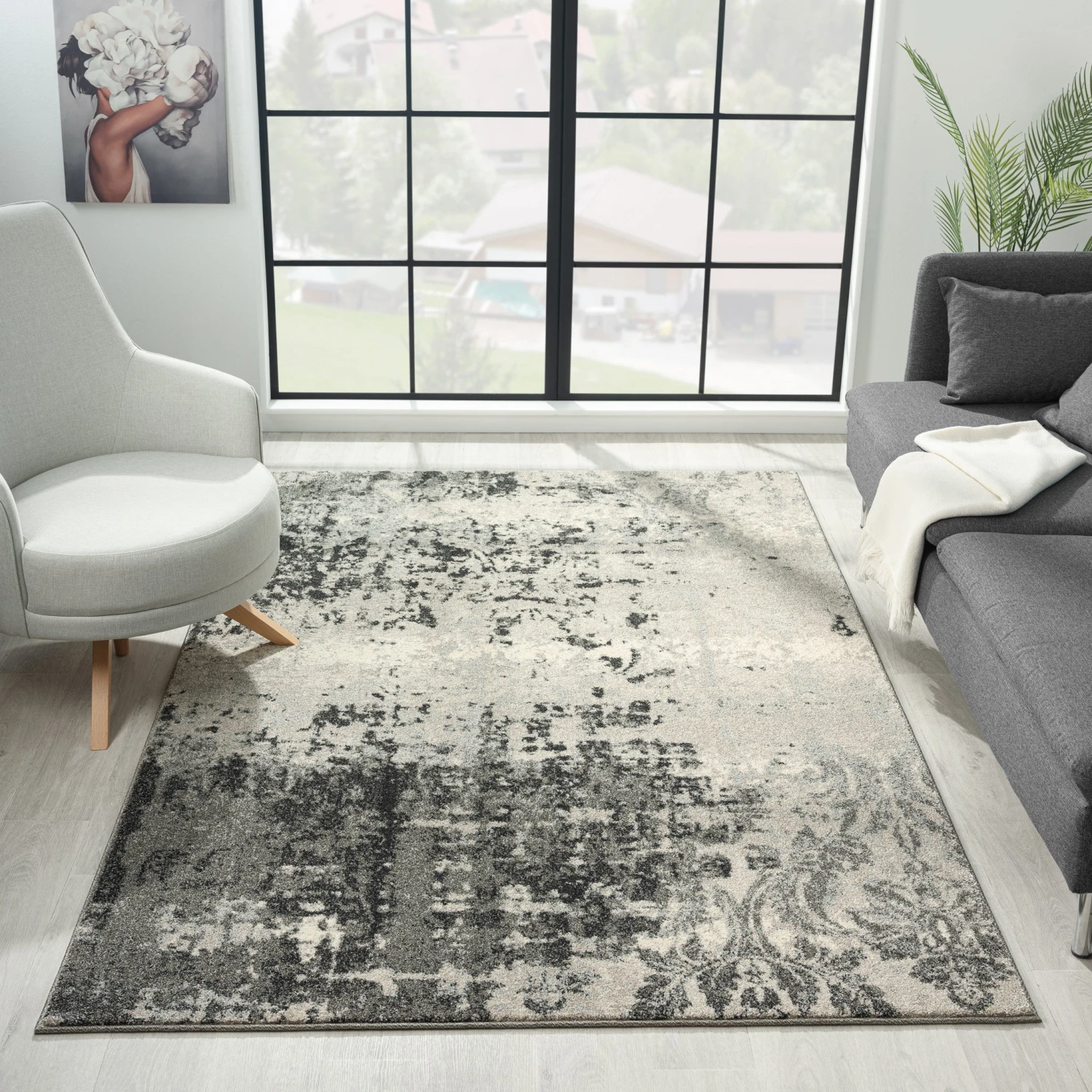 Astor Sand Charcoal Rug 3 Astor Sand Charcoal Rug