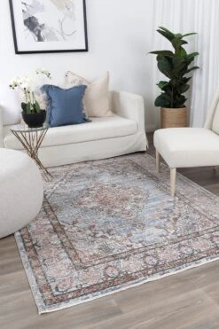 Baltimore Walter Vintage Beige Blue Rug