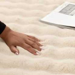 Clarity Washable Beige Round Rug -Sydney Rugs Online BEIGE 5