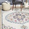 Eclectic Varied White Rug -Sydney Rugs Online BLN 202 WHT