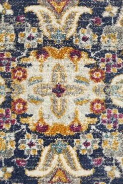 Eclectic Varied White Rug -Sydney Rugs Online BLN 202 WHT 5