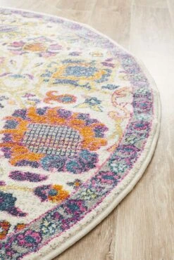 Eclectic Choose Multi Round Rug -Sydney Rugs Online BLN 206 MULT RO 3