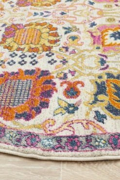 Eclectic Choose Multi Round Rug -Sydney Rugs Online BLN 206 MULT RO 4