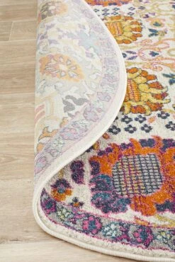Eclectic Choose Multi Round Rug -Sydney Rugs Online BLN 206 MULT RO 6