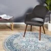 Eclectic Diverse Blue Round Rug -Sydney Rugs Online BLN 207 BLUE RO