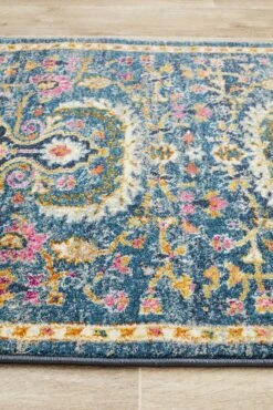 Eclectic General Navy Runner Rug -Sydney Rugs Online BLN 209 NAVY RU 4