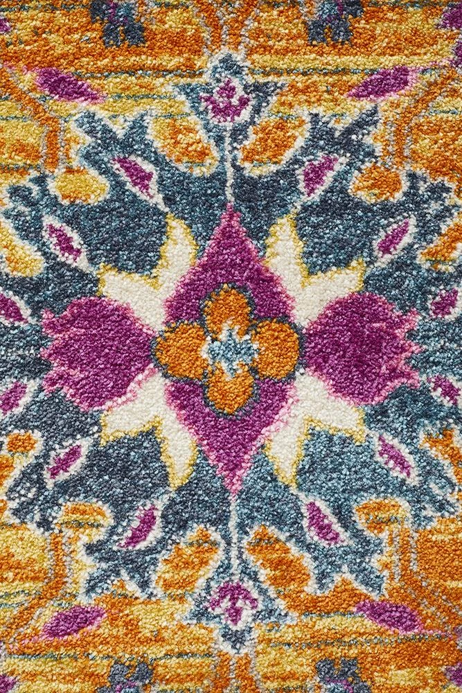 Eclectic Critical Rust Round Rug 8 Eclectic Critical Rust Round Rug - Image 6