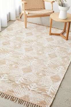 Fairy Rosary Natural Reversible Rug