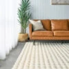 Bubble Machine Washable Natural Rug