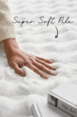 Bubble Machine Washable White Round Rug -Sydney Rugs Online BUB WHITE RO 2