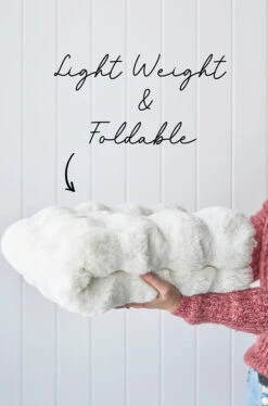 Bubble Machine Washable White Round Rug -Sydney Rugs Online BUB WHITE RO 3