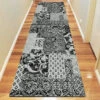Beantown Floral Grey Runner Rug -Sydney Rugs Online Boston583BlackRunner a687df32 5b24 4c23 a9d4 b6ab31214c7a