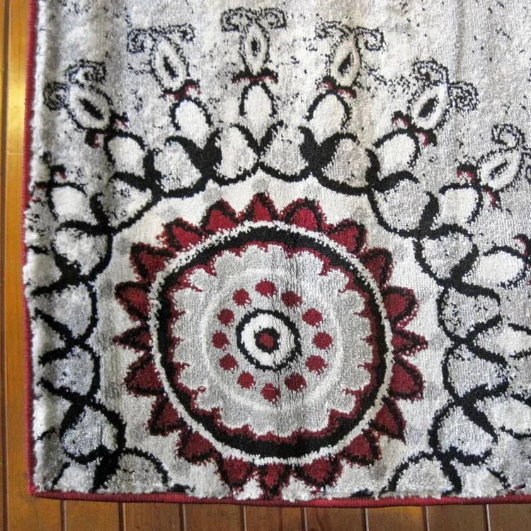 Boston Collection 6447 Red Runner Rug 4 Boston Collection 6447 Red Runner Rug - Image 2