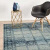 Heritage Paradise Rug Navy -Sydney Rugs Online CAL 6106 BLU