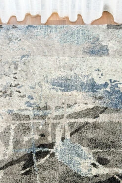 Singsong Canvas Blue Grey Rug -Sydney Rugs Online CAPRI E682B DGRE GRE 4