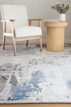 Singsong Canvas Blue Grey Rug