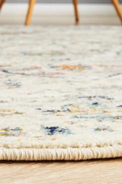 Rhythmic Musical Silver Round Rug -Sydney Rugs Online CEN 911 SILV RO 6