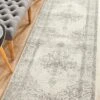 Rhythmic Melodious Silver Runner Rug -Sydney Rugs Online CEN 977 SILV RU